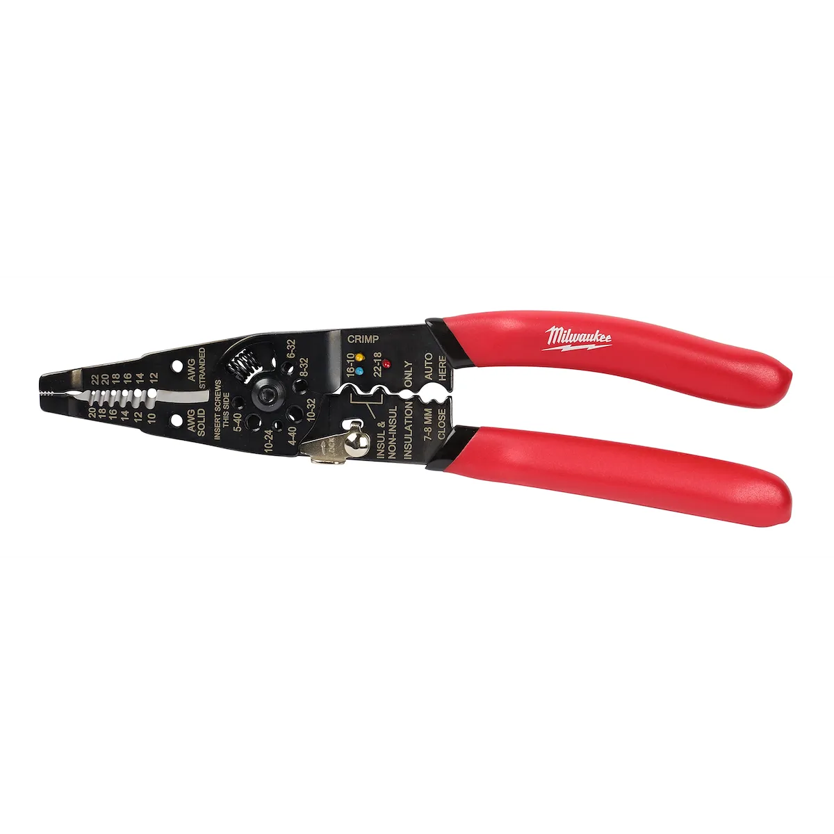 Milwaukee Multi-Purpose Wire Stripper with Crimper 48-22-6579 | Steel