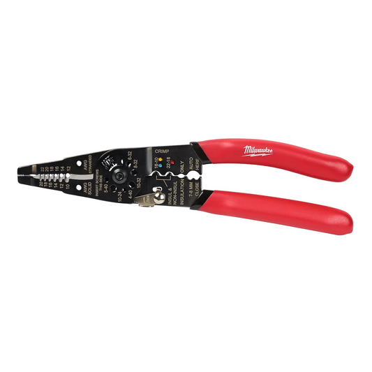 Milwaukee Multi-Purpose Wire Stripper with Crimper 48-22-6579 | Steel