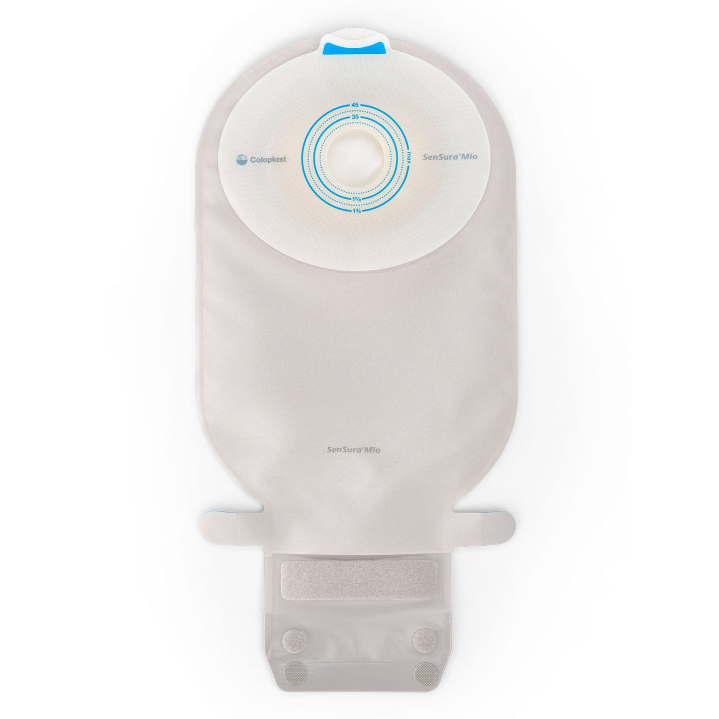 SenSura® Mio Flat 1-Piece Transparent Ostomy Pouch, 25 mm Stoma