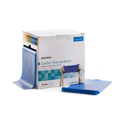 McKesson Exercise Resistance Band, Blue, Heavy Resistance