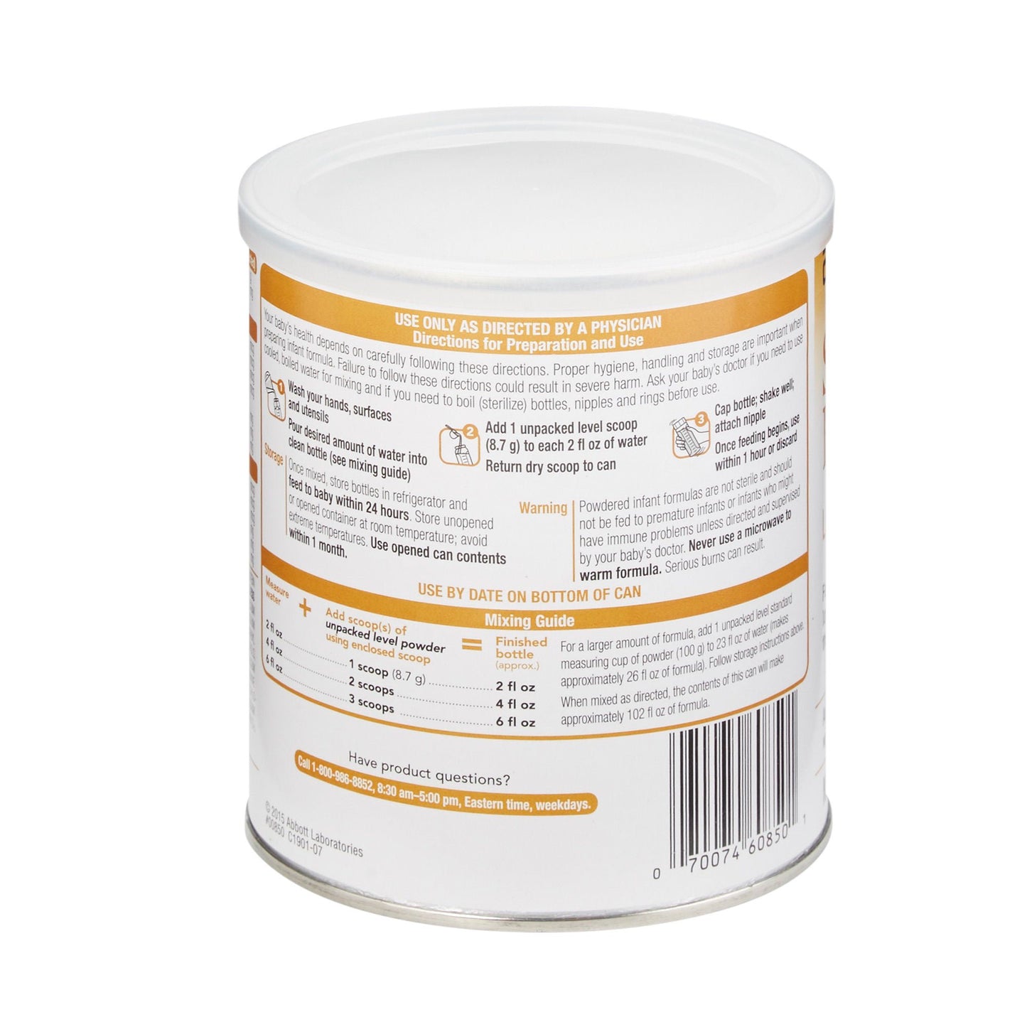 Similac® PM 60 / 40 Low Iron Powder Infant Formula, can
