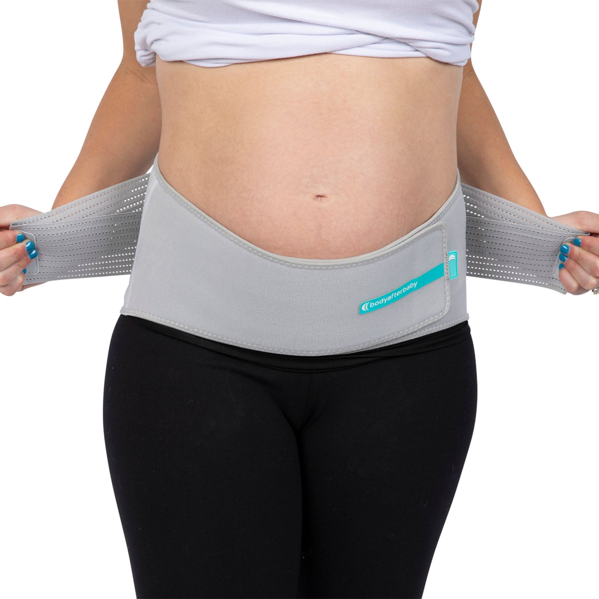 NINER Premium Maternity Support Belt Hook and Loop Closure 48 to 56 Inch Under Belly Circumference / 12 to 18 Pre-Pregnancy Pant Size Adult