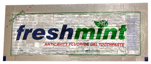 Freshmint Toothpaste Mint Flavor Individual Packet