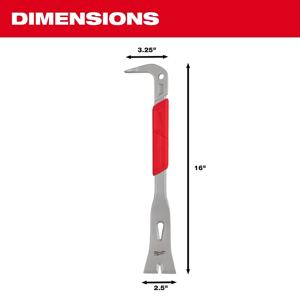 Milwaukee 16" Molding Puller 48-22-9046 | Forged Steel