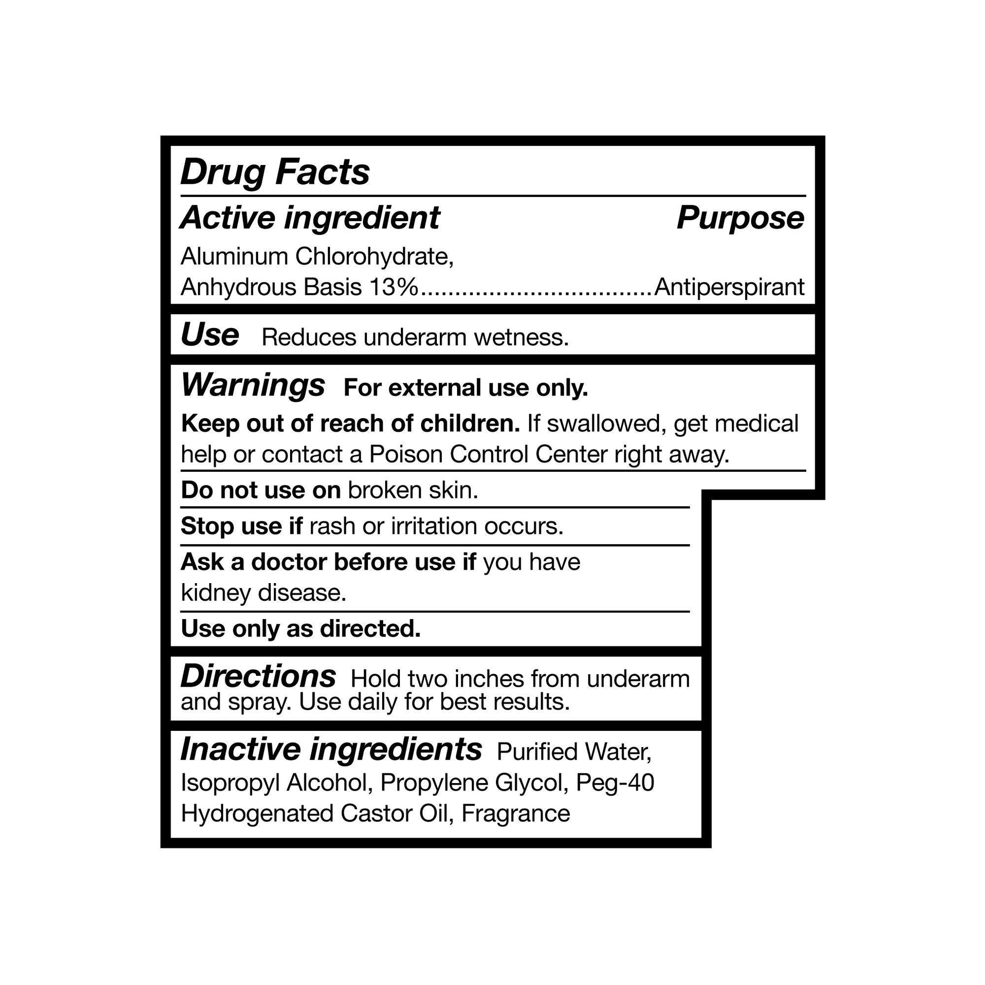 McKesson Fresh Scent Antiperspirant / Deodorant, Spray Bottle