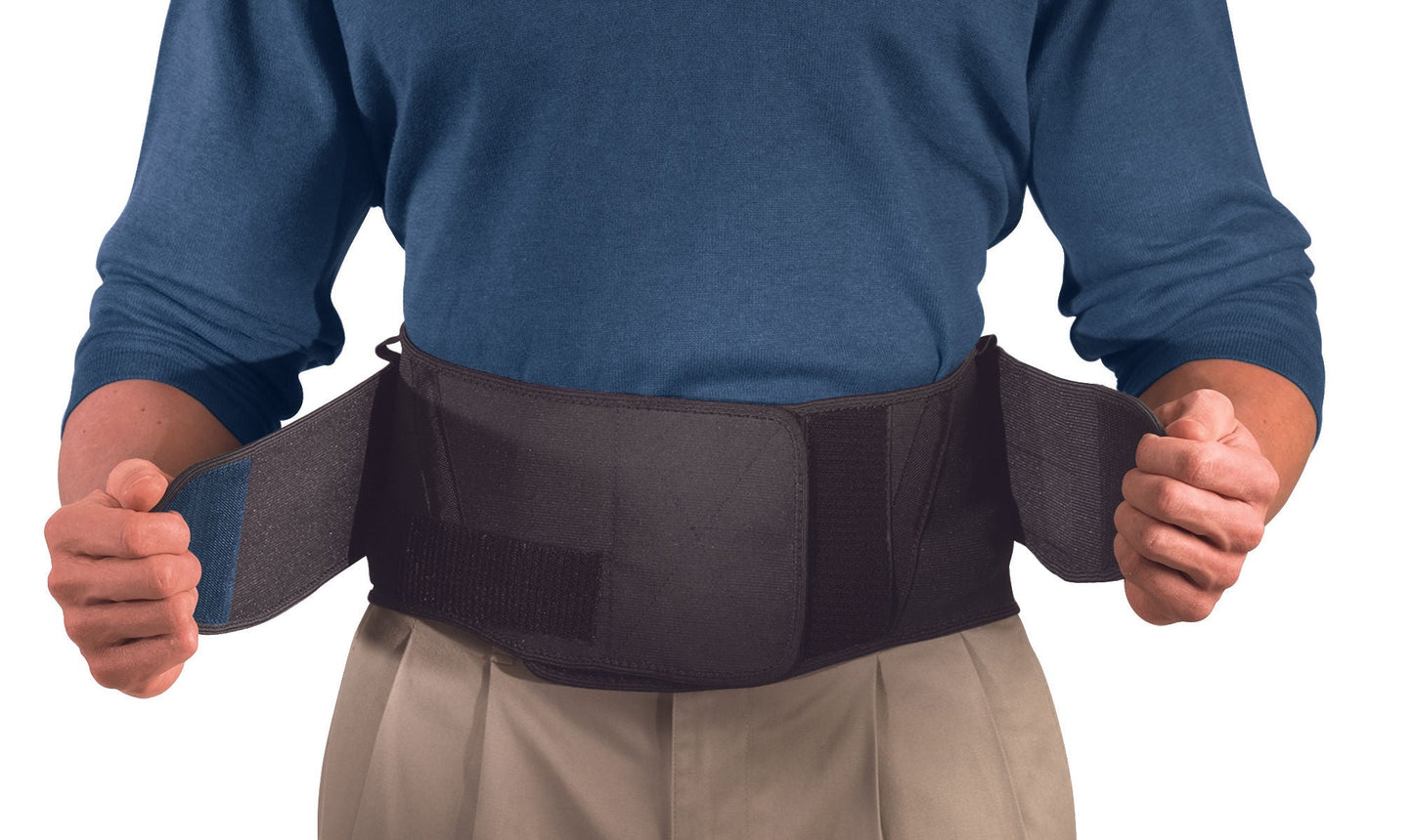 Mueller Back Brace Hook and Loop Strap Closure 50 to 70 Inch Waist Circumference 9 Inch Height Adult