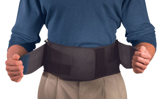 Mueller Back Brace Hook and Loop Strap Closure 50 to 70 Inch Waist Circumference 9 Inch Height Adult
