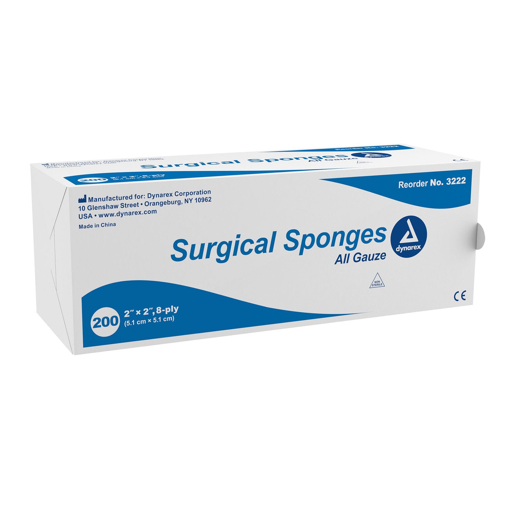 dynarex® Gauze Sponge, 8-Ply