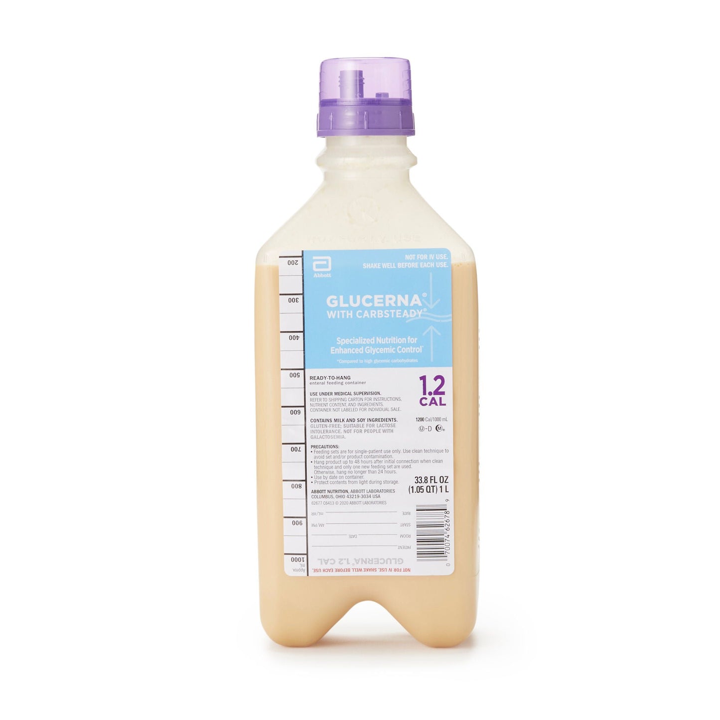 Glucerna® with Carbsteady 1.2 Cal Tube Feeding Formula, Carton