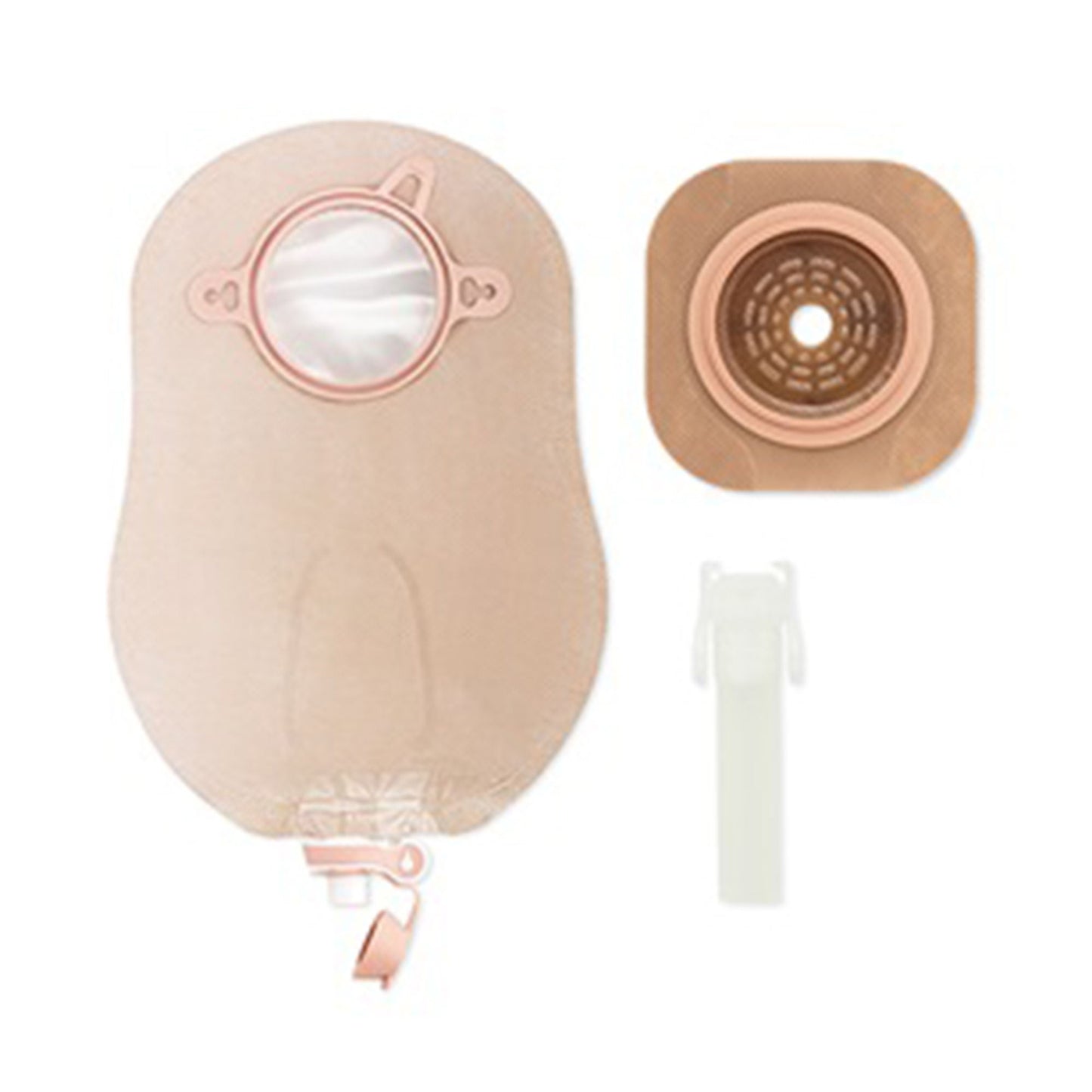 New Image Urostomy Pouch Two-Piece System Flat, Trim To Fit Up to Stoma Drainable