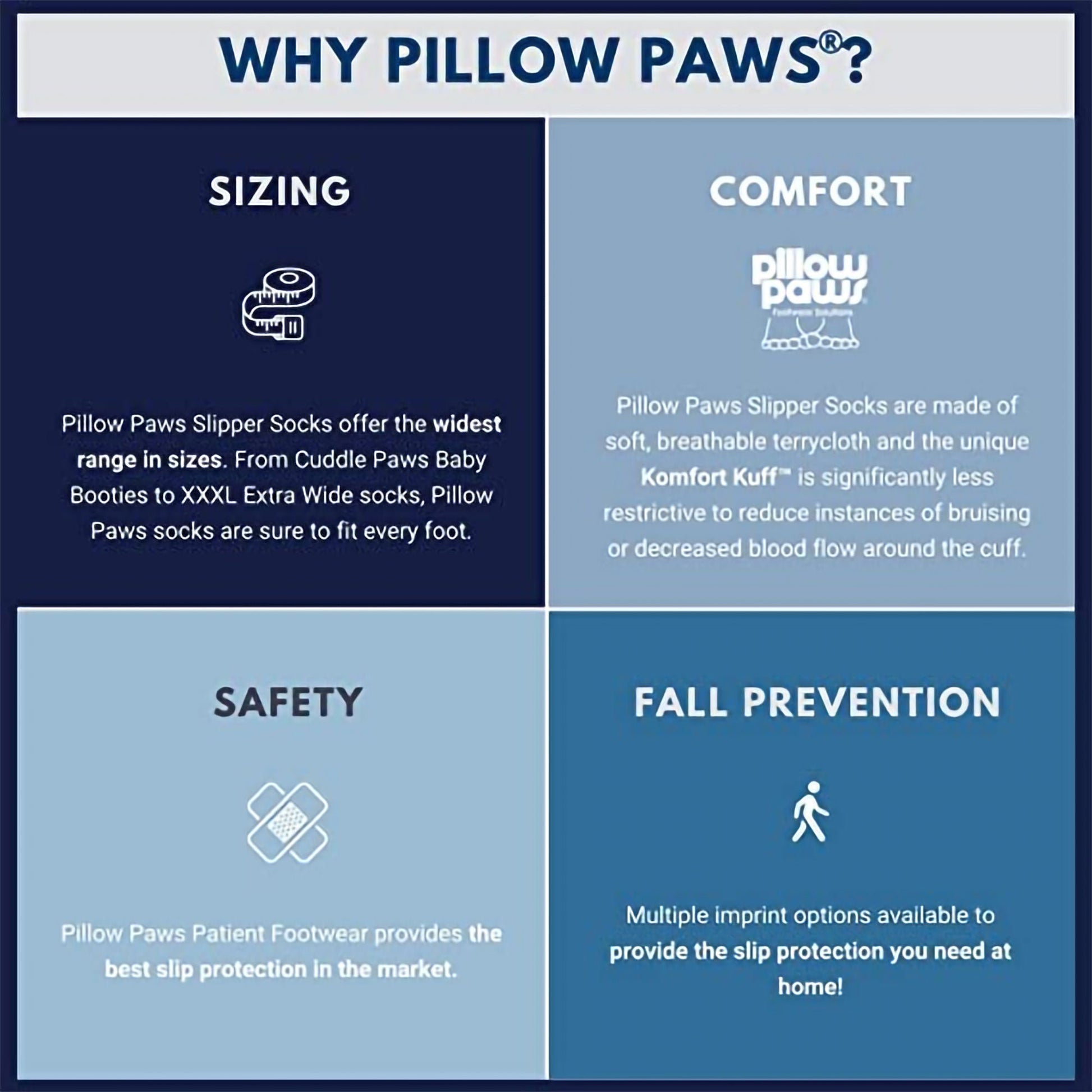 Pillow Paws® Ankle High Double Imprint Terries™ Slipper Socks, 3X-Large/X-Wide