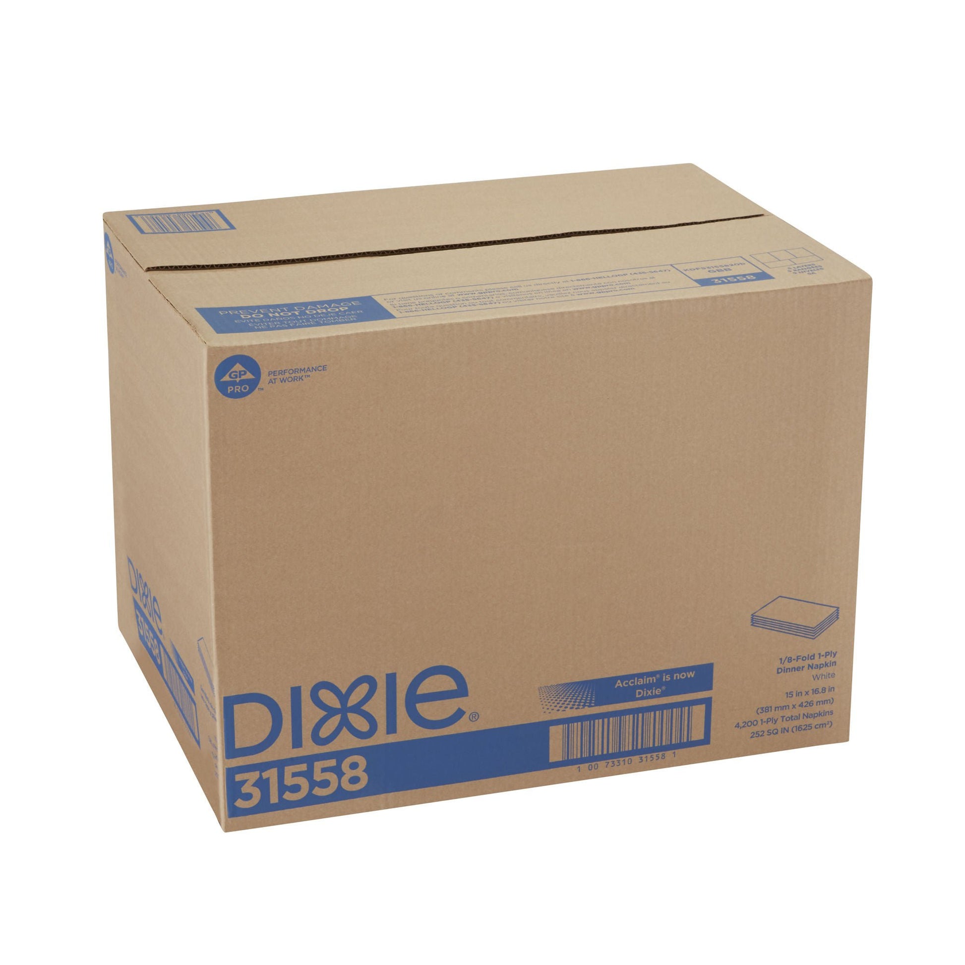 Dixie® Dinner Napkin, 350 , 12 Sleeves