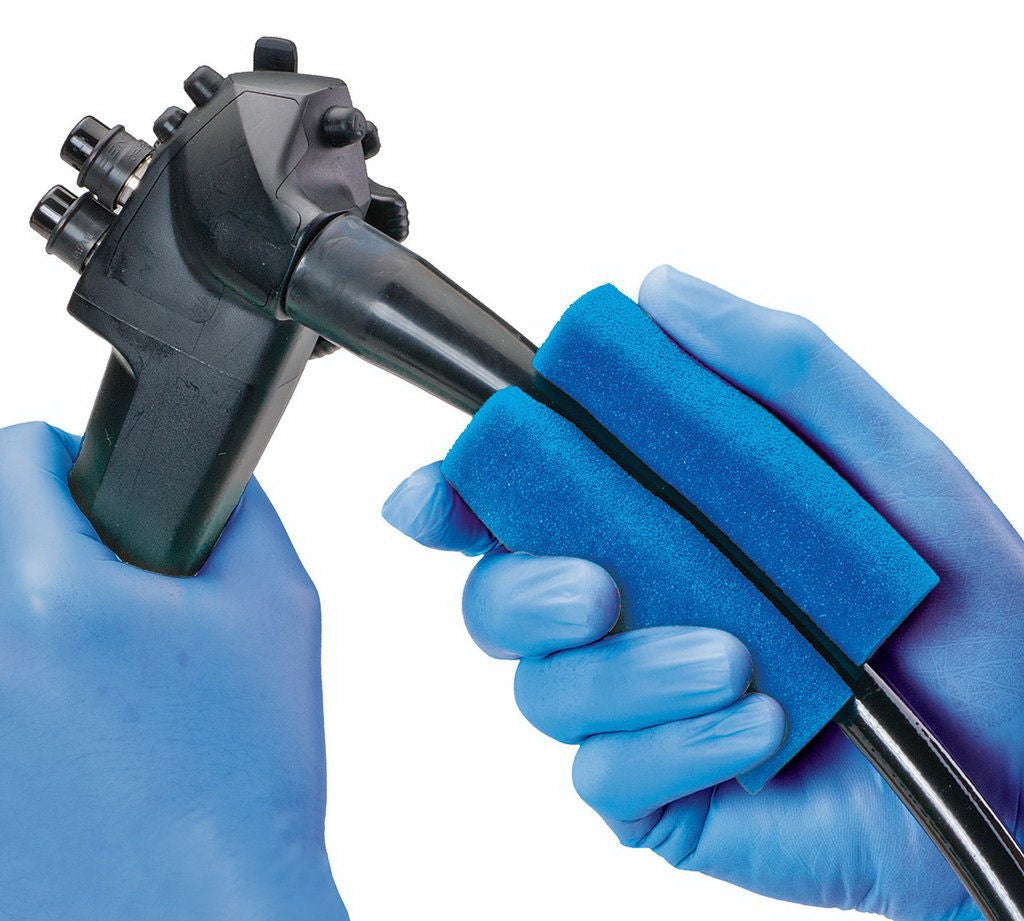 ScopeValet CleanStart Endoscope Sponge Kit with Pre-Diluted Enzymatic Detergent Tubular For Flexible and Rigid Instruments / Ready-to-Use