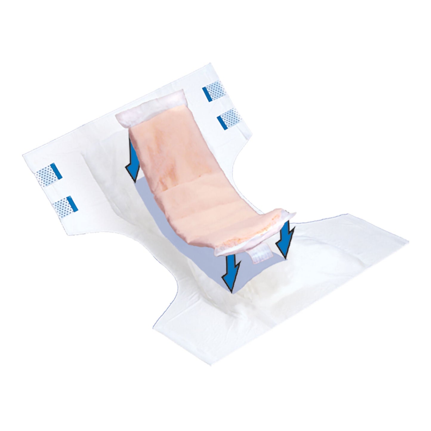 TopLiner™ Incontinence Booster Pad, 2.75 x 10.5 Inch