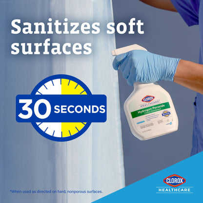Clorox Healthcare® Hydrogen Peroxide Cleaner Disinfectant, Spray Bottle