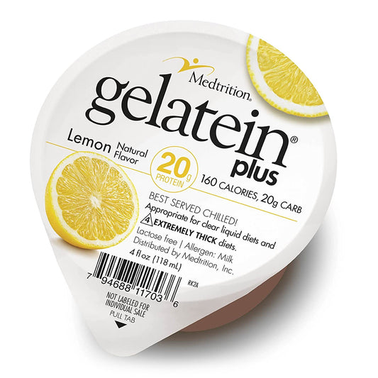 Gelatein® Plus Lemon High Protein Gelatin, cup