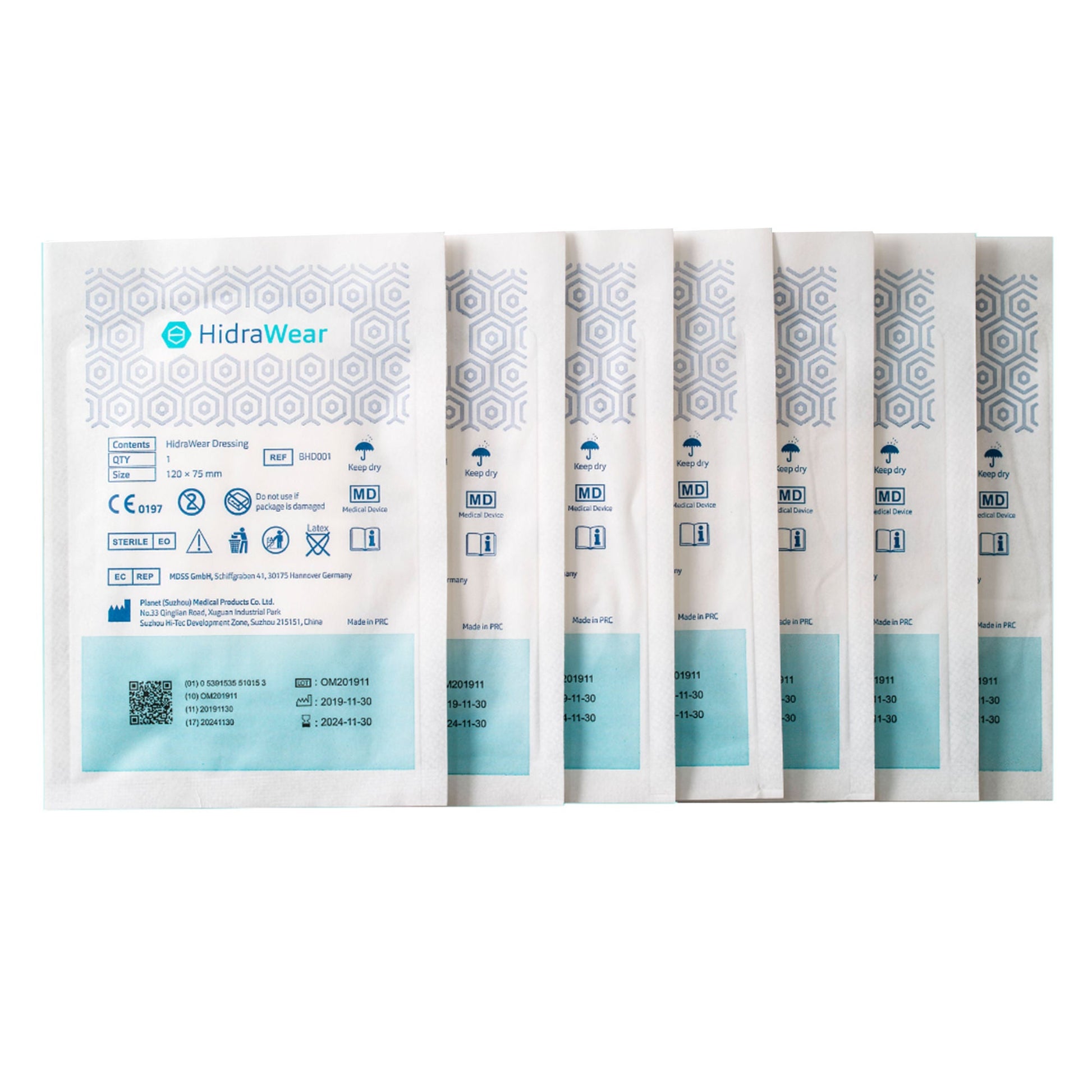 HidraWear Super Absorbent Dressing Without Adhesive Rectangle