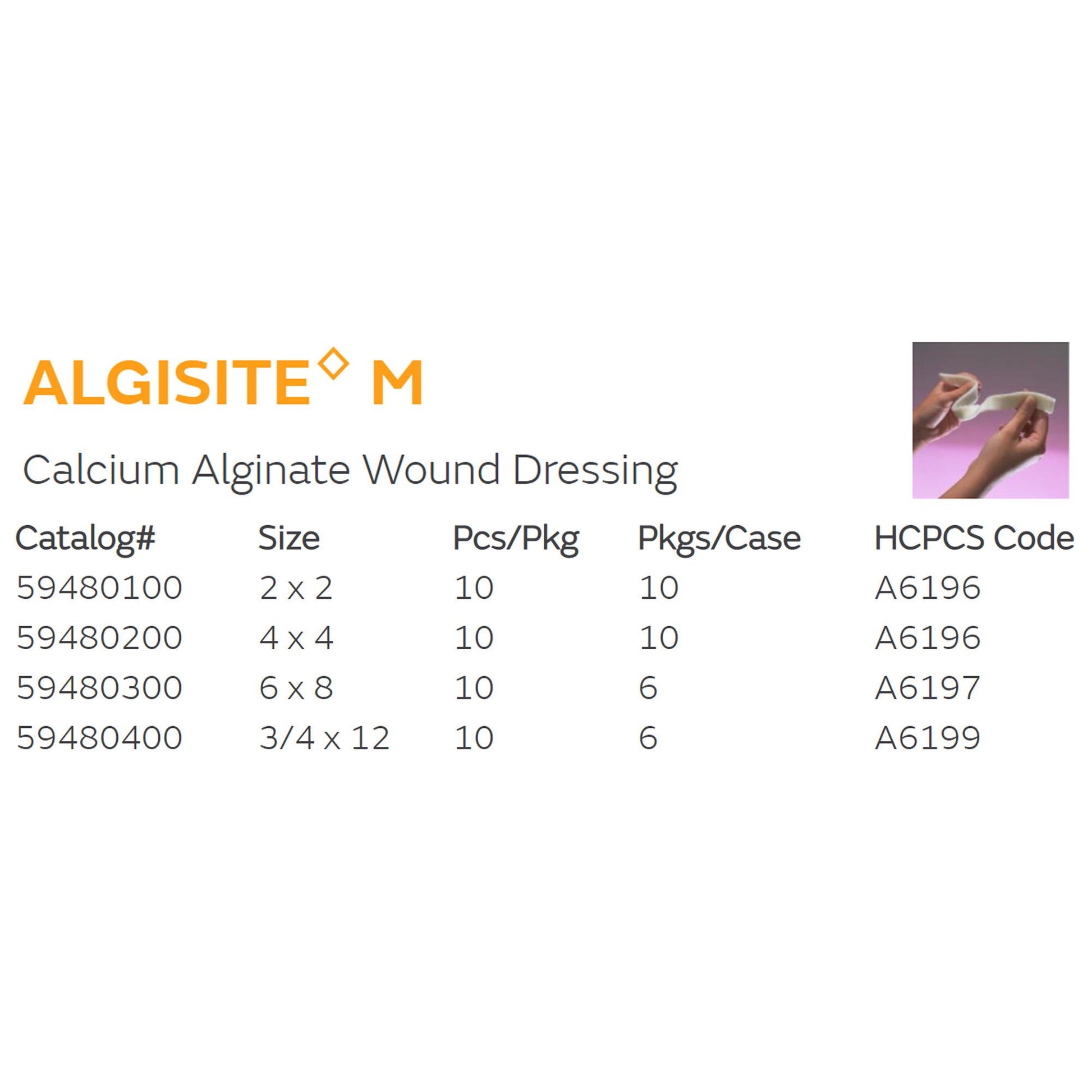 AlgiSite M Calcium Alginate Dressing