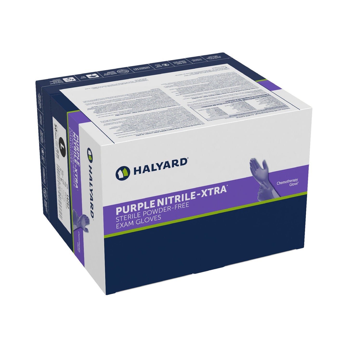 Purple Nitrile-Xtra™ Nitrile Exam Gloves, Purple - view 7