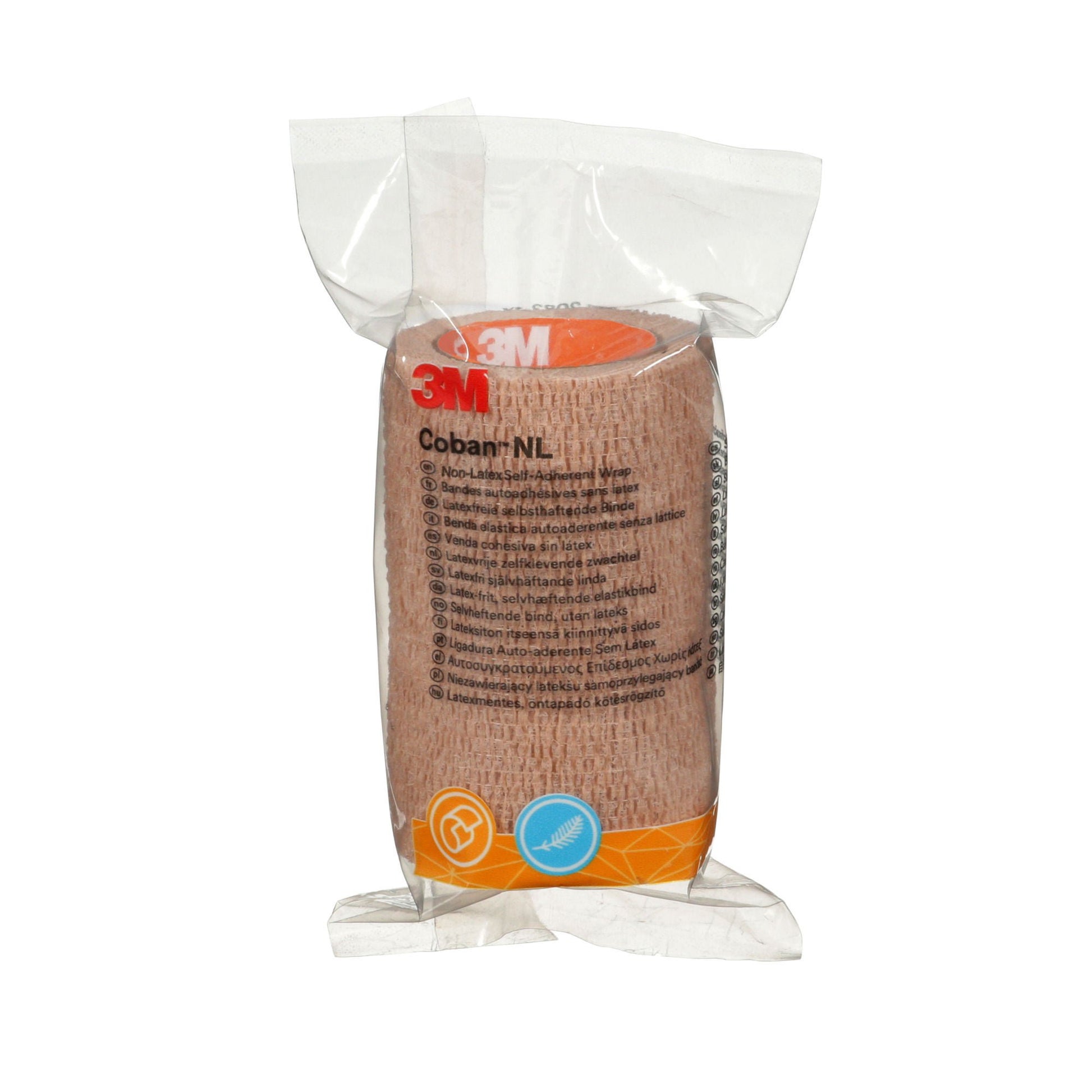 3M Coban NL Cohesive Bandage Self-adherent Closure Tan NonSterile Standard Compression