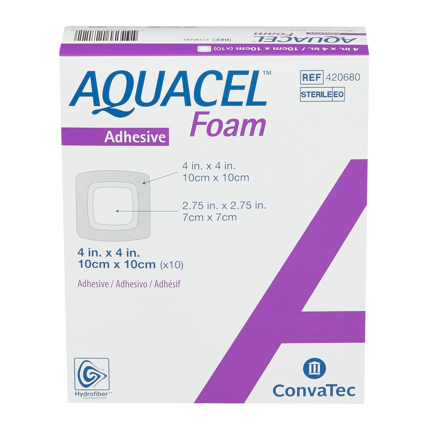 Aquacel® Silicone Adhesive with Border Silicone Foam Dressing
