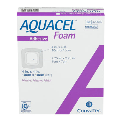 Aquacel® Silicone Adhesive with Border Silicone Foam Dressing