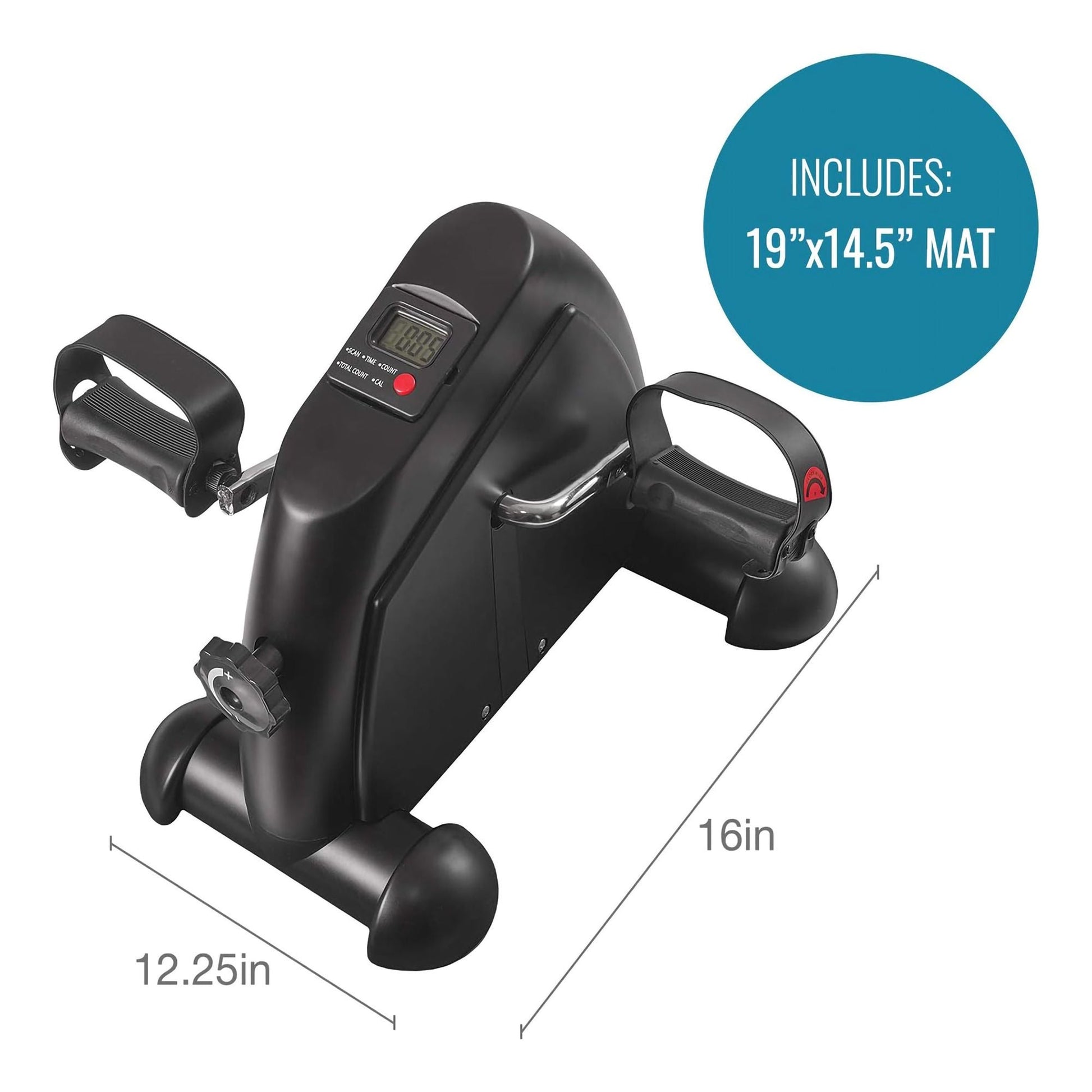 DMI® Mini Exercise Bike Fitness Mini Cycle with Mat