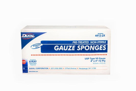Dukal™ USP Type VII X-Ray Detectable Gauze Sponge, 12-Ply