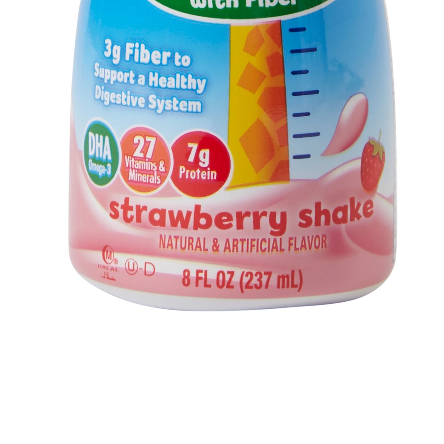PediaSure® Grow & Gain with Fiber Strawberry Pediatric Oral Supplement, Bottle