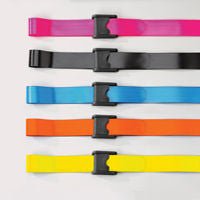 Posey EZ Clean Gait Belt 81 Inch Length Blue Polyurethane Coated Webbing