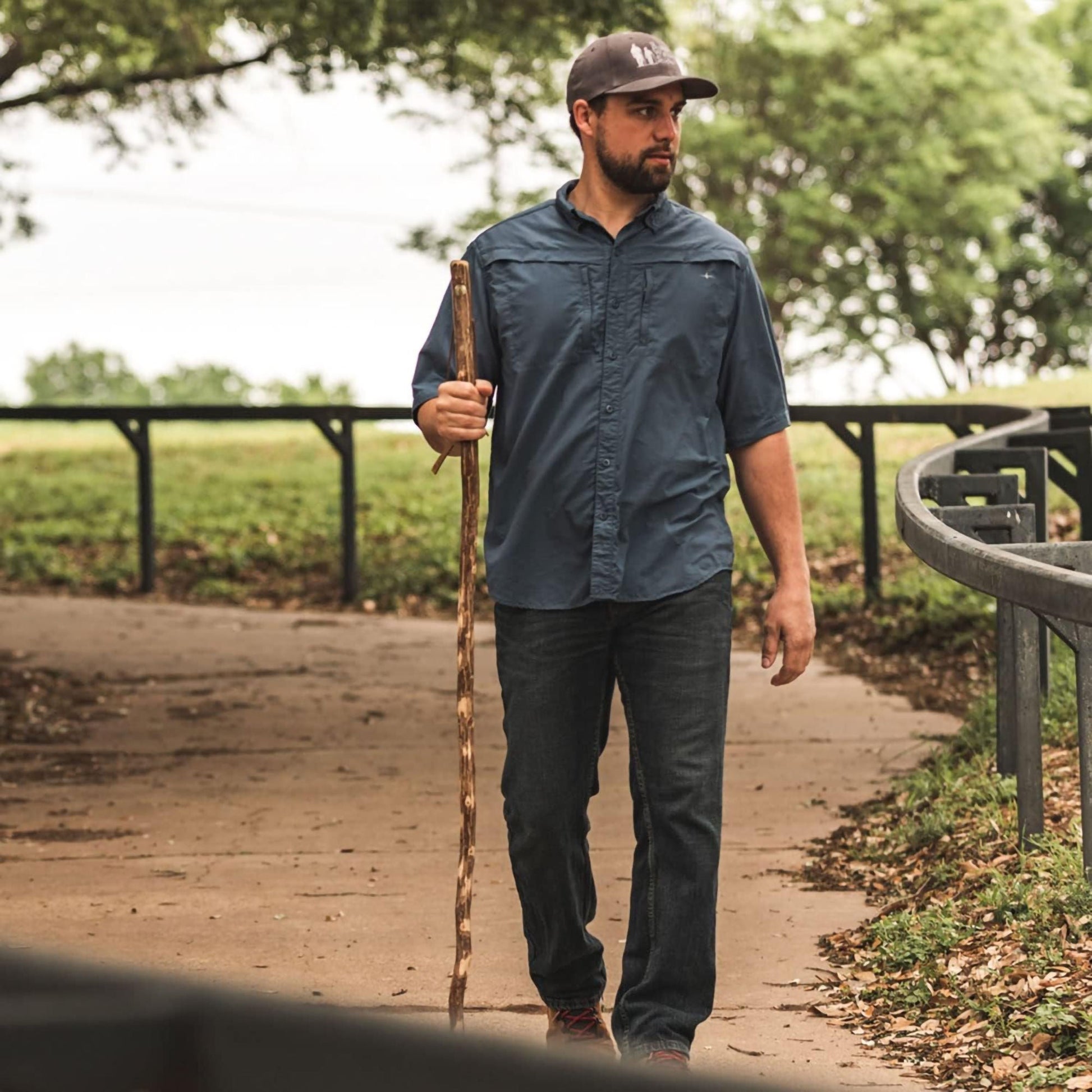 Brazos™ Ironwood Rustic Walking Stick, 48-Inch Height
