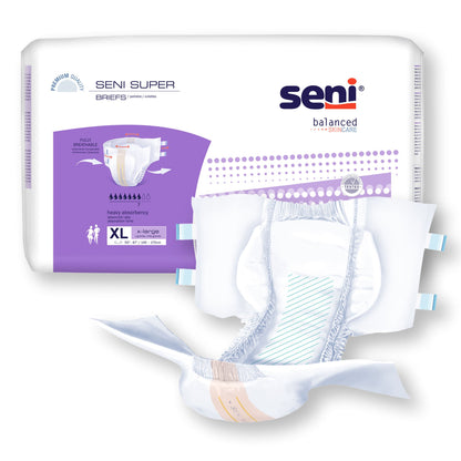 Seni® Super Heavy Absorbency Incontinence Brief, Extra Large