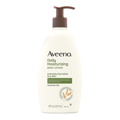 Aveeno® Daily Moisturizing Body Lotion Fragrance Free, Pump Bottle