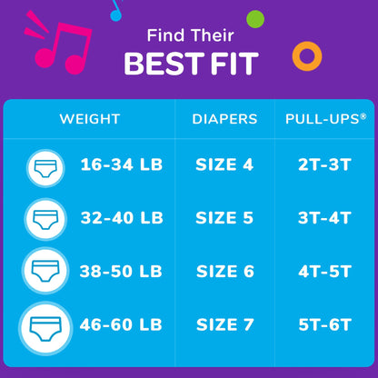 Huggies Pull-Ups® Learning Designs® for Boys Training Pants, 3T to 4T