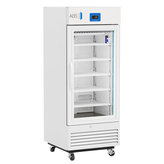 ABS Premier Upright Refrigerator Pharmaceutical 12 cu.ft. 1 Glass Swing Door Cycle Defrost
