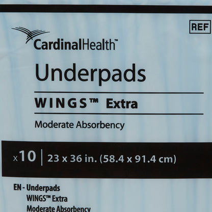 Simplicity Extra Underpad, Disposable, Moderate Absorbency, Blue