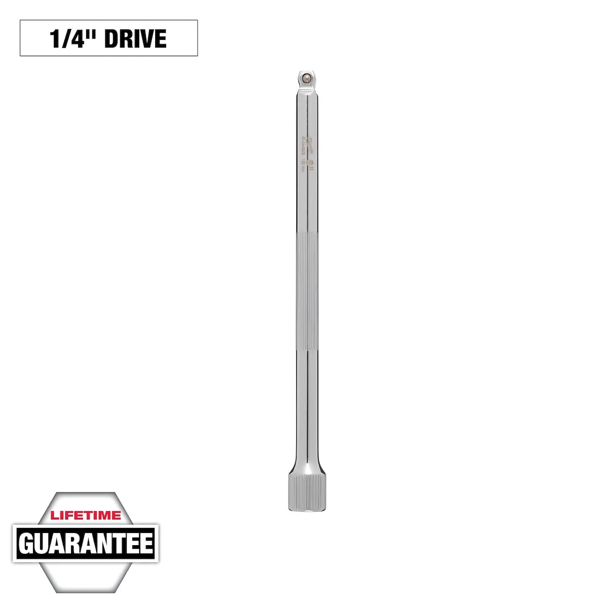 Milwaukee 1/4" Drive 6" Wobble Extension 43-24-9202 | 1/4 in Drive, Chrome Vanadium Steel