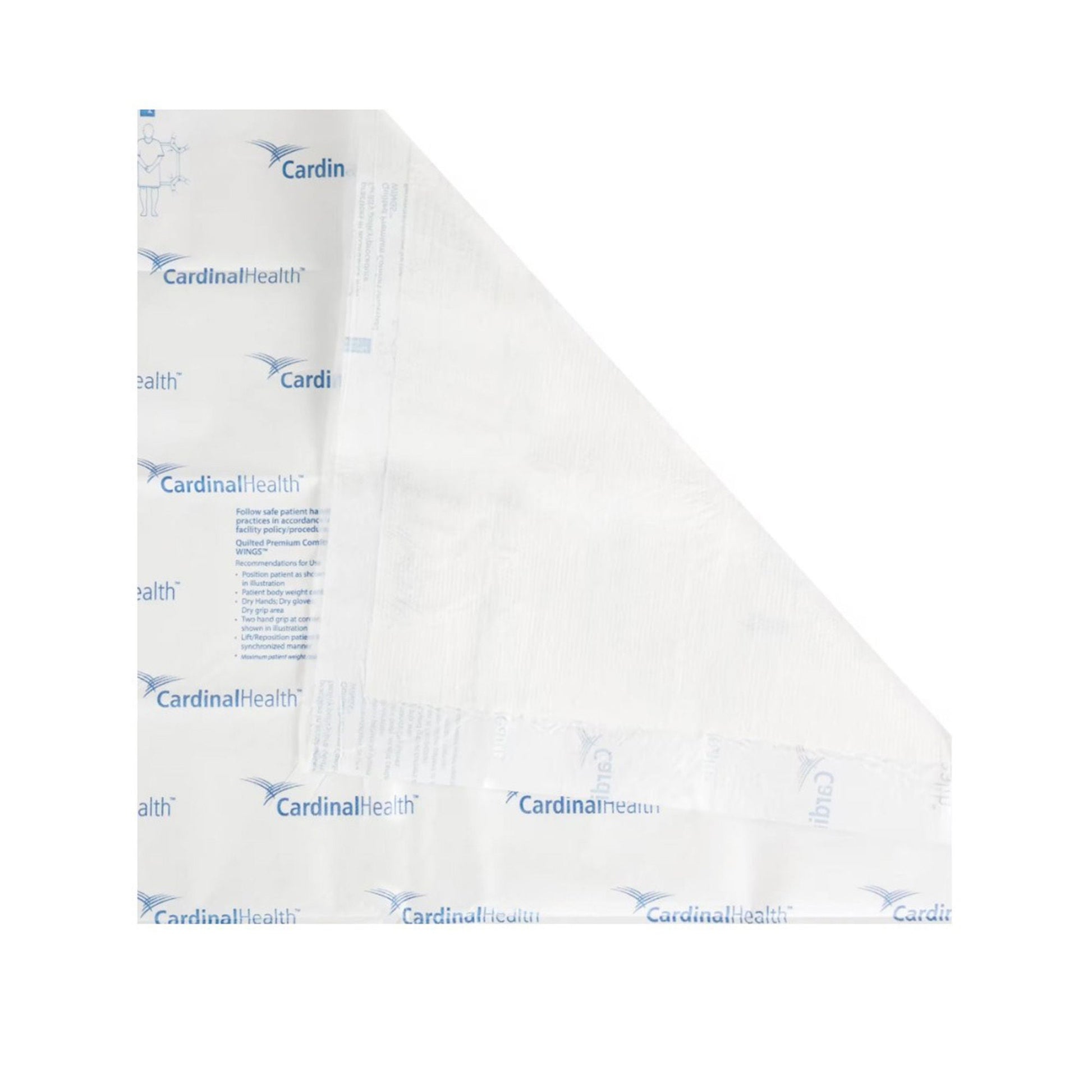 Wings™ Quilted Premium Comfort Maximum Absorbency Positioning Underpad, 30 x 36"