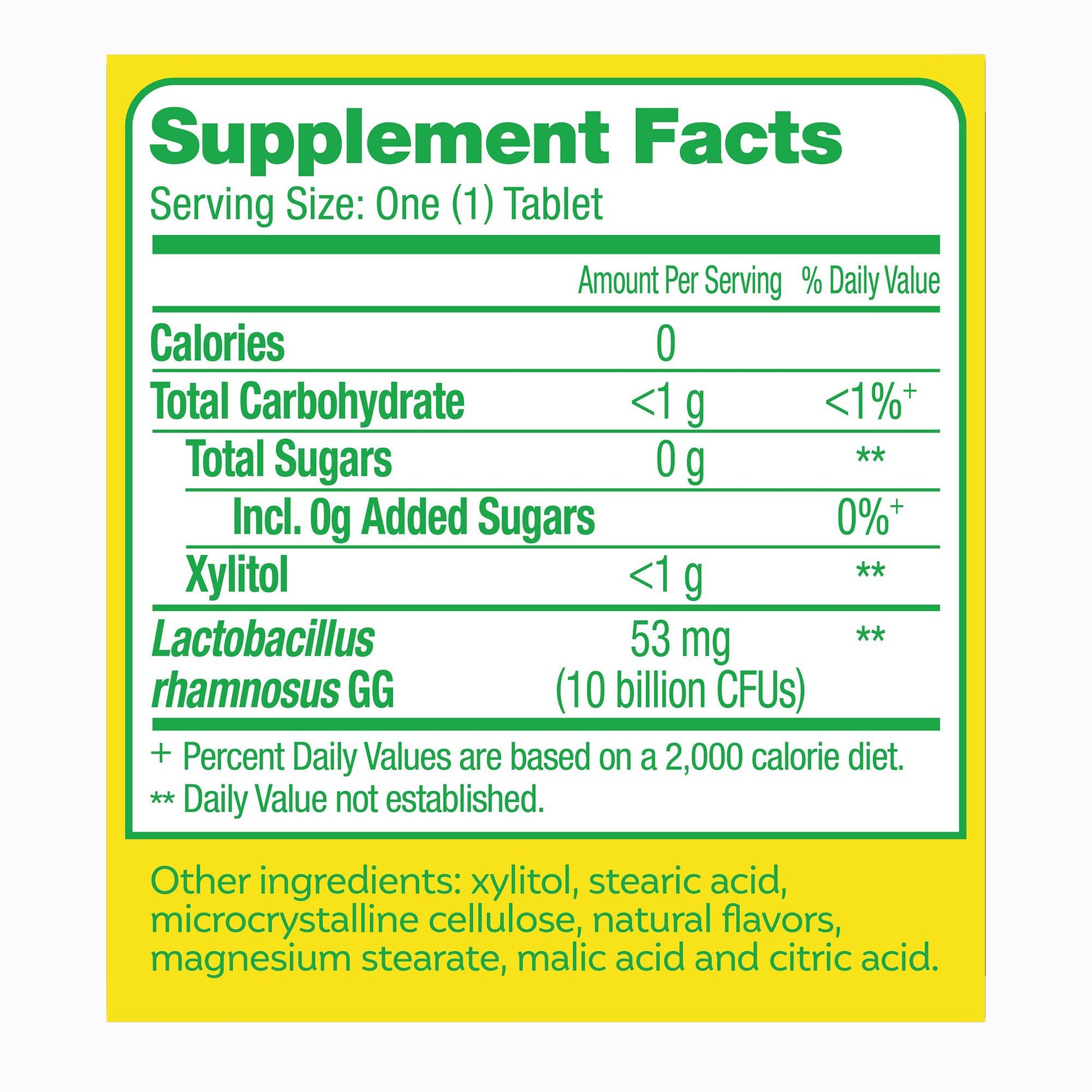 Culturelle® Digestive Daily Probiotic Chewables Tablets Fresh Orange