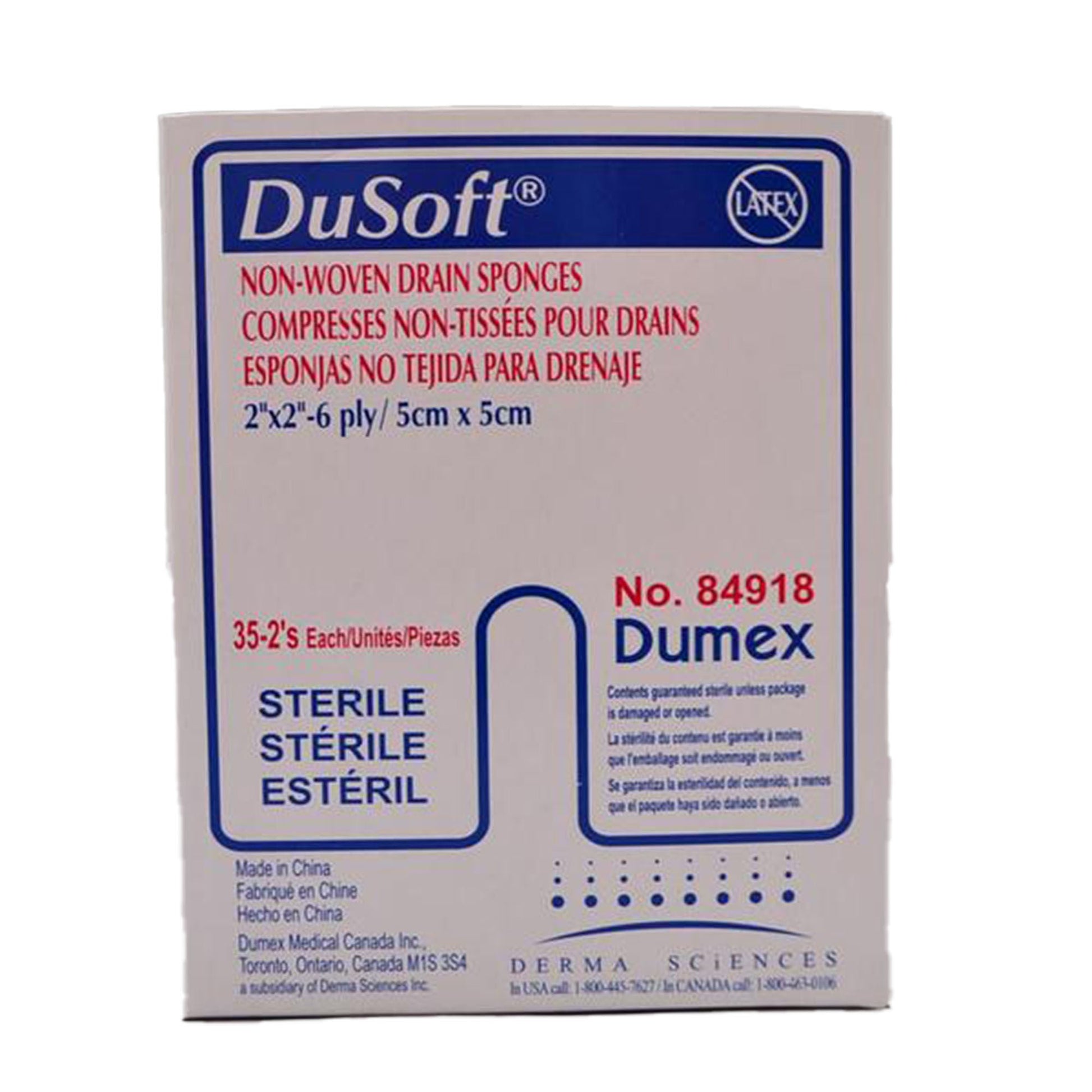 Ducare Drain Sponge, 6-Ply