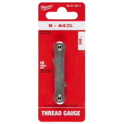 Milwaukee 8-44 TPI SAE Thread Gauge 49-57-5011 | High Speed Steel