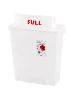 SharpStar™ In-Room™ Multi-purpose Sharps Container, 16½ x 13¾ x 6 Inch