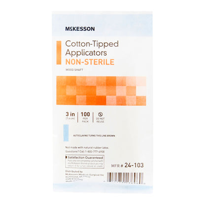 McKesson Nonsterile Cotton-Tip Swabsticks