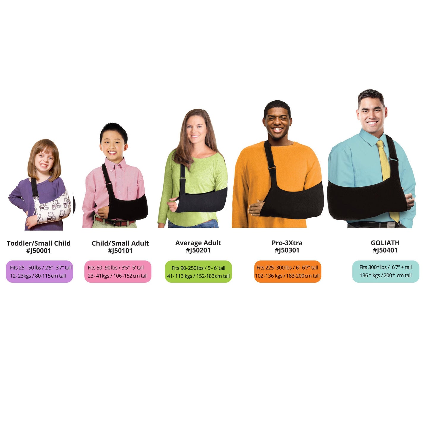 Ultimate Arm Sling Arm Sling D-Ring / Hook and Loop Strap Closure