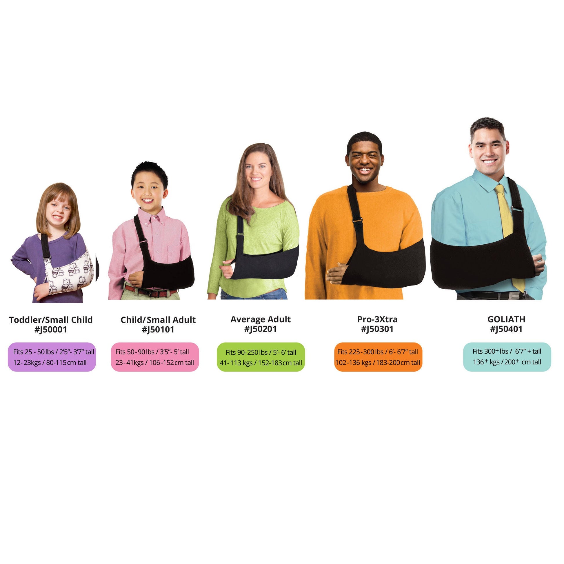 Ultimate Arm Sling Arm Sling D-Ring / Hook and Loop Strap Closure