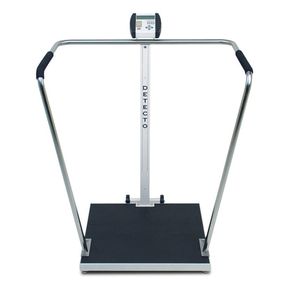 Detecto Bariatric Patient Scale LCD Display 1000 lbs. / 450 kg Capacity AC Adapter / Battery Operated