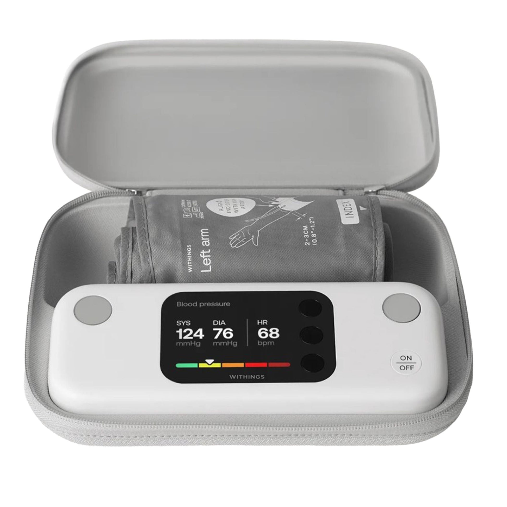 Withings Digital Blood Pressure Monitor Adult Cuff Arm Nylon Cuff Mobile