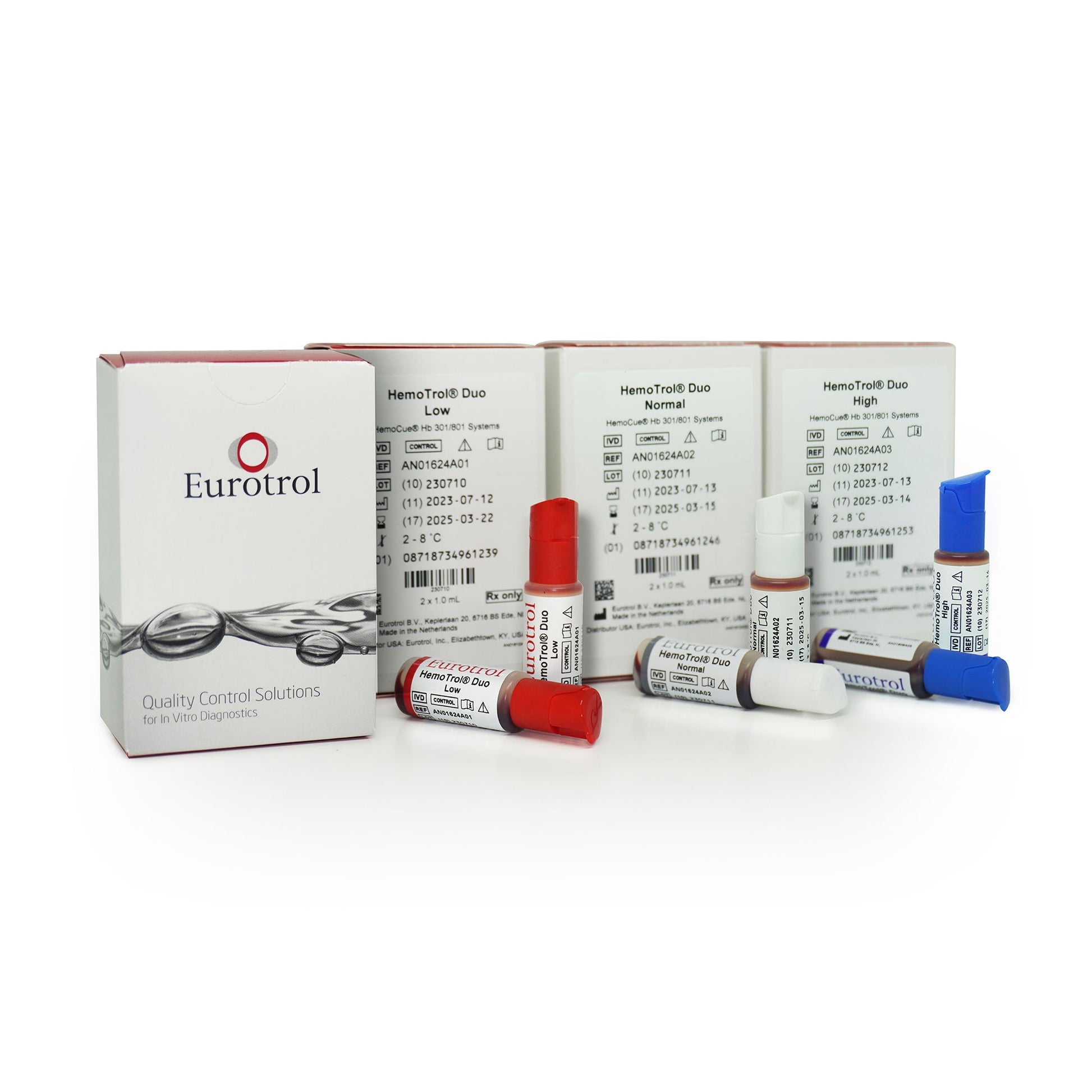 Hemotrol Duo Assayed Control Hemoglobin Normal Level 2 X