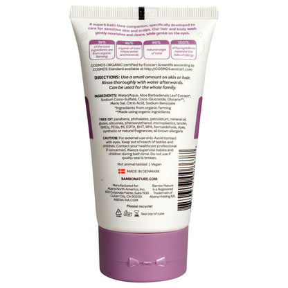 Bambo® Nature Bath Buddy Hair and Body Wash for Babies, Unscented, Tube