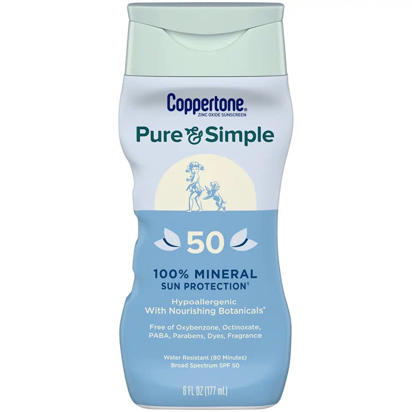Coppertone® Pure and Simple SPF 50 Mineral Sunscreen Spray